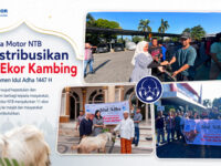 Astra Motor NTB Distribusikan 11 Ekor Kambing