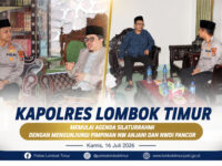 Suasana Silaturrahmi Kapolres Lotim