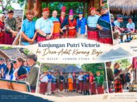 Kunjungan Putri Victoria ke Desa Adat Karang Bajo Bayan
