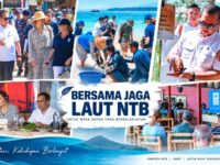 Putri Victoria Lepas Tukik di Gili Meno